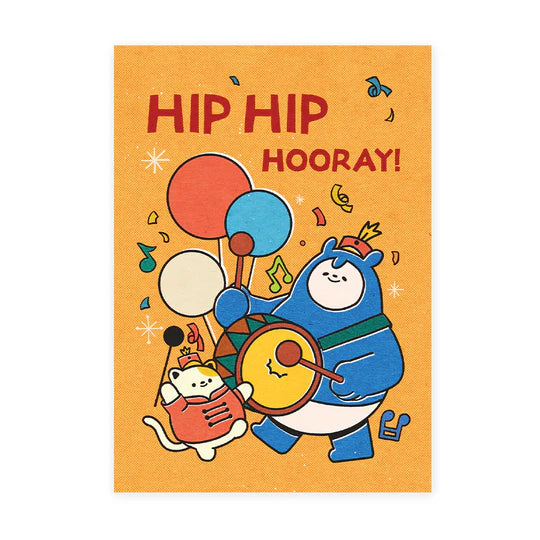LOKAMADE Malaysia Series Postcard MSP84: Hip Hip Hooray