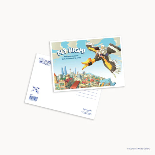 LOKAMADE Generosity in Motion Postcard MSP95: Fly High