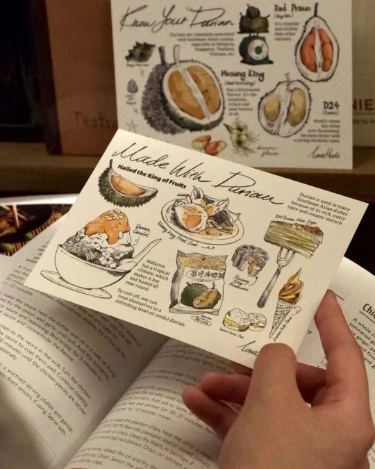 LOKAMADE Lokapedia Postcard MSP133: Made With Durian
