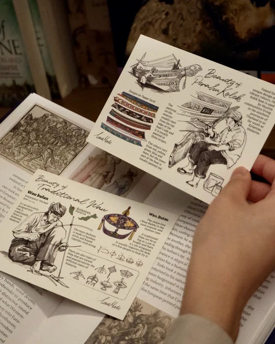 LOKAMADE Lokapedia Postcard MSP136: Keindahan Tradisional Wau