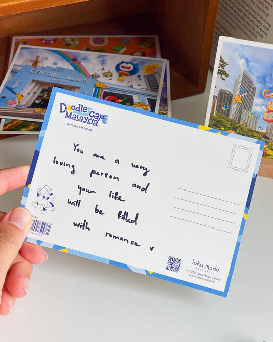 LOKAMADE Doodlescape Postcard MSP140: Dataran Merdeka
