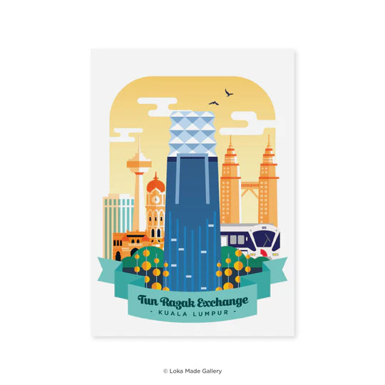 LOKAMADE Malaysia Series Postcard MSP147: Enchanted Horizons