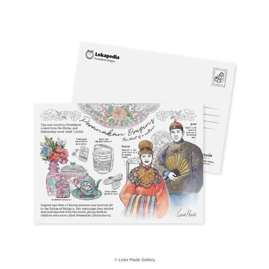 LOKAMADE Lokapedia Postcard MSP155: Peranakan Culture