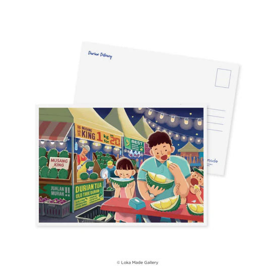 LOKAMADE x Nestfern Postcard MSP163: Durian Delicacy