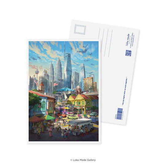 LOKAMADE Malaysia Series Postcard MSP166: Together We Rise