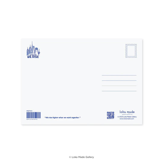 LOKAMADE Malaysia Series Postcard MSP166: Together We Rise