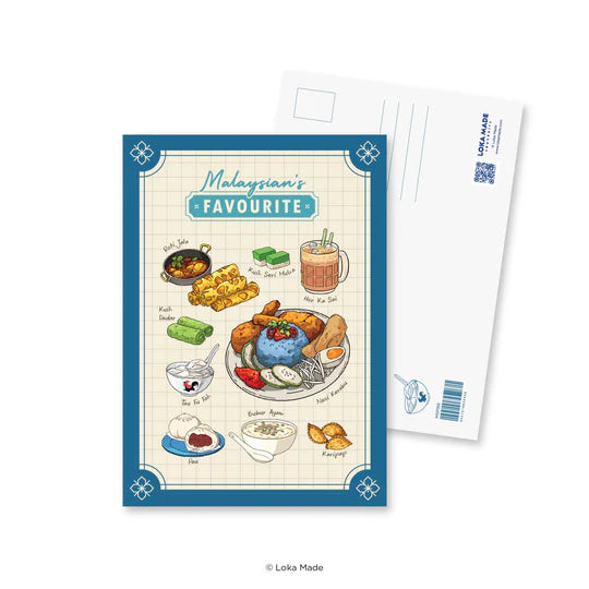 LOKAMADE Malaysian's Favourite Postcard MSP168: Lunch