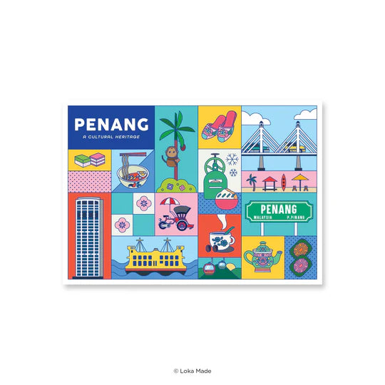 LOKAMADE Malaysia Series Postcard MSP172: Penang a Cultural Heritage