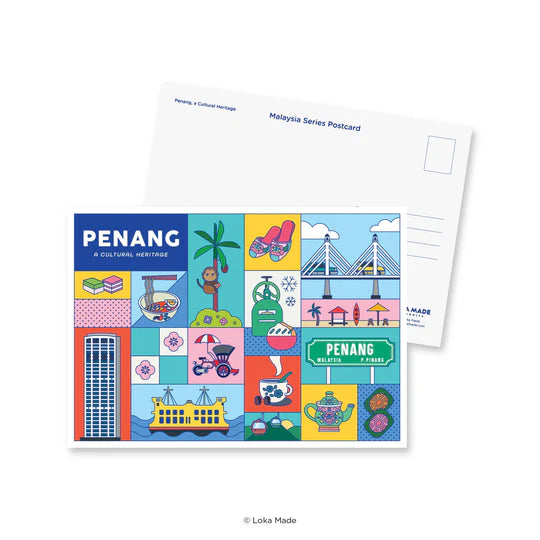 LOKAMADE Malaysia Series Postcard MSP172: Penang a Cultural Heritage