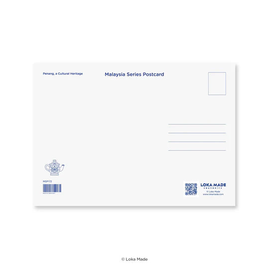 LOKAMADE Malaysia Series Postcard MSP172: Penang a Cultural Heritage