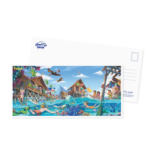 LOKAMADE Panaroma Postcard MPA05: Road Trip To Sabah