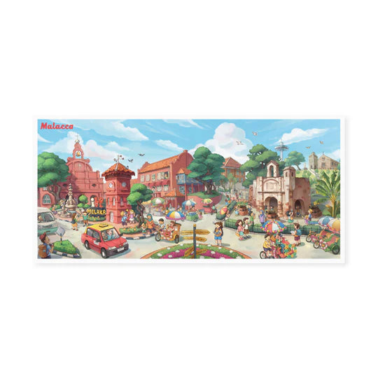 LOKAMADE Panaroma Postcard MPA07: Road Trip To Melaka
