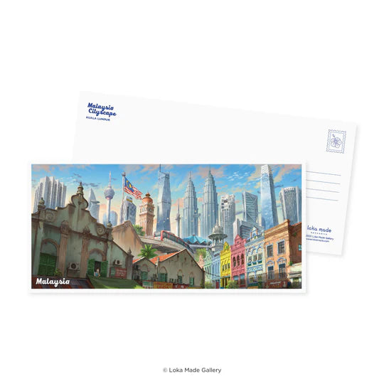 LOKAMADE Panaroma Postcard MPA11: Malaysia Cityscapes 2