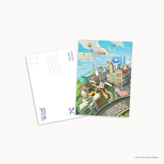 LOKAMADE Generosity in Motion Postcard Set MSPS07: 4 in 1 Collectible Set G