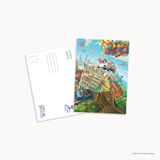 LOKAMADE Generosity in Motion Postcard Set MSPS07: 4 in 1 Collectible Set G