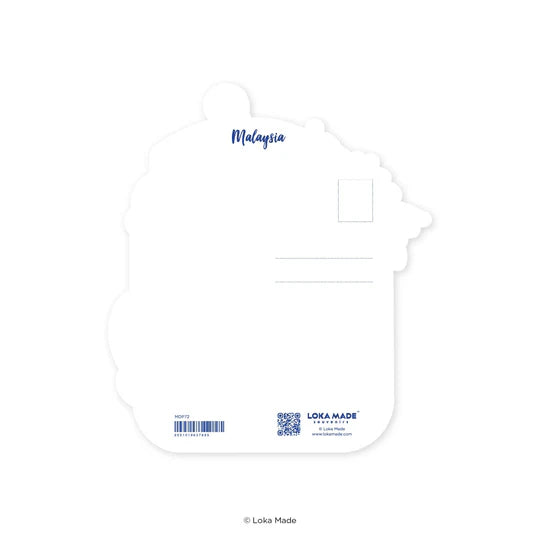 LOKAMADE Shaped Postcard MDP72: Seri Pinkara