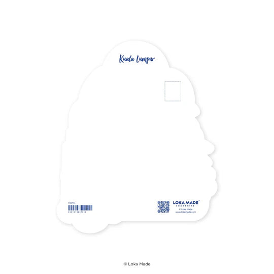 LOKAMADE Shaped Postcard MDP74: Malaysia Stripes