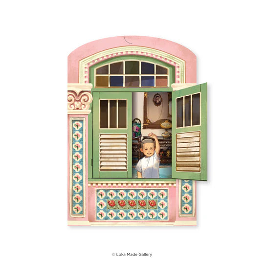 LOKAMADE Shaped Postcard Set MDPS05: Nyonya's Memoir