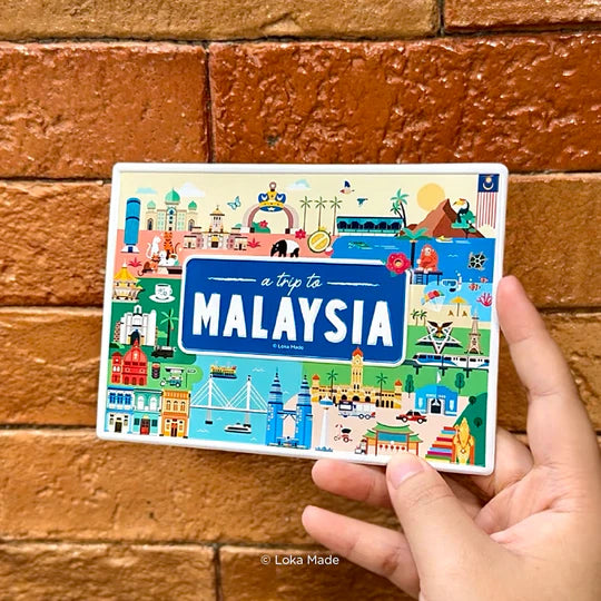 LOKAMADE Metal Postcard MMP04: A Trip To Malaysia