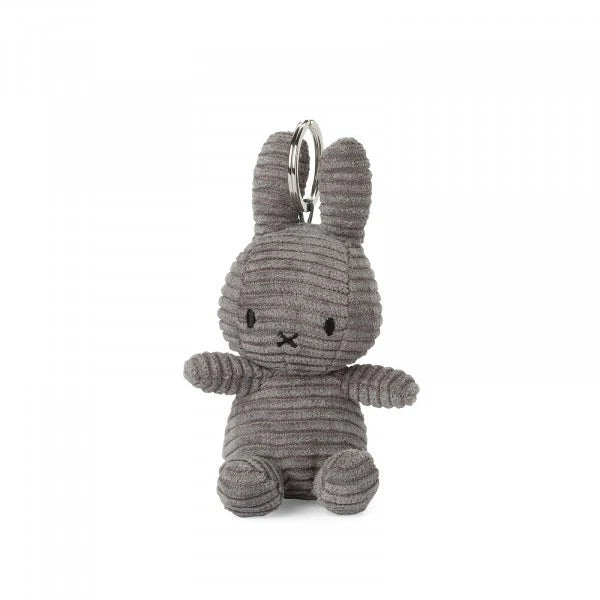 MIFFY ECO Keychain 10cm Corduroy Grey