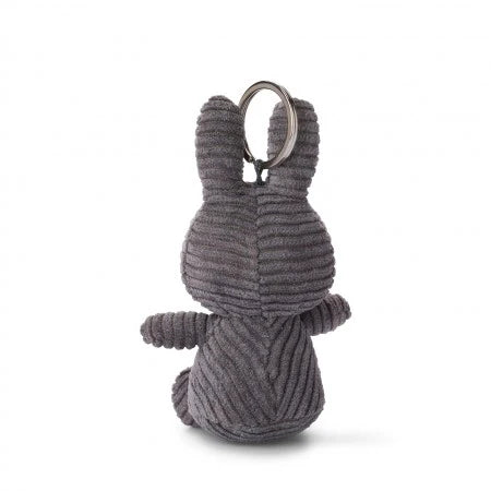 MIFFY ECO Keychain 10cm Corduroy Grey