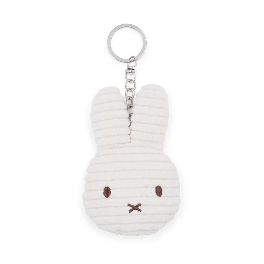 MIFFY ECO Flat Keychain 10cm Corduroy Offwhite