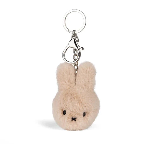 MIFFY ECO Fuzzy Keychain 8cm Beige