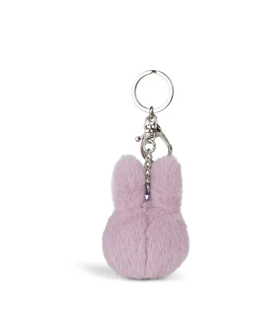MIFFY ECO Fuzzy Keychain 8cm Lilac