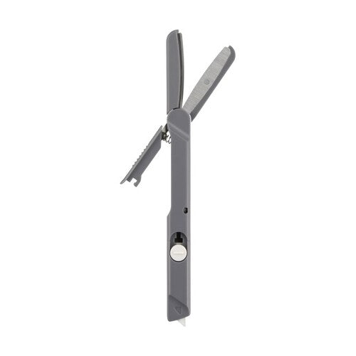 PLUS Twiggy Portable Scissors With Ceramic Cutter Dark Grey