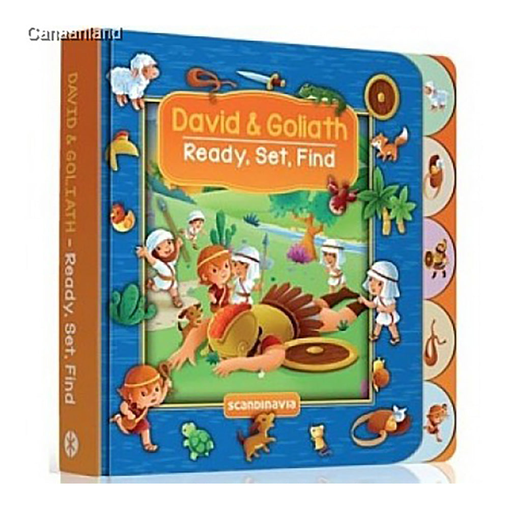 Ready Set Find - David & Goliath, Boardbook, English