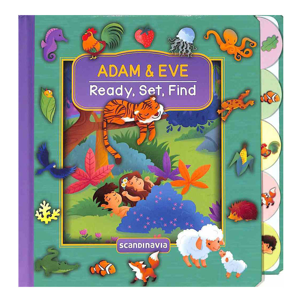 Ready Set Find - Adam & Eve, Boardbook, English