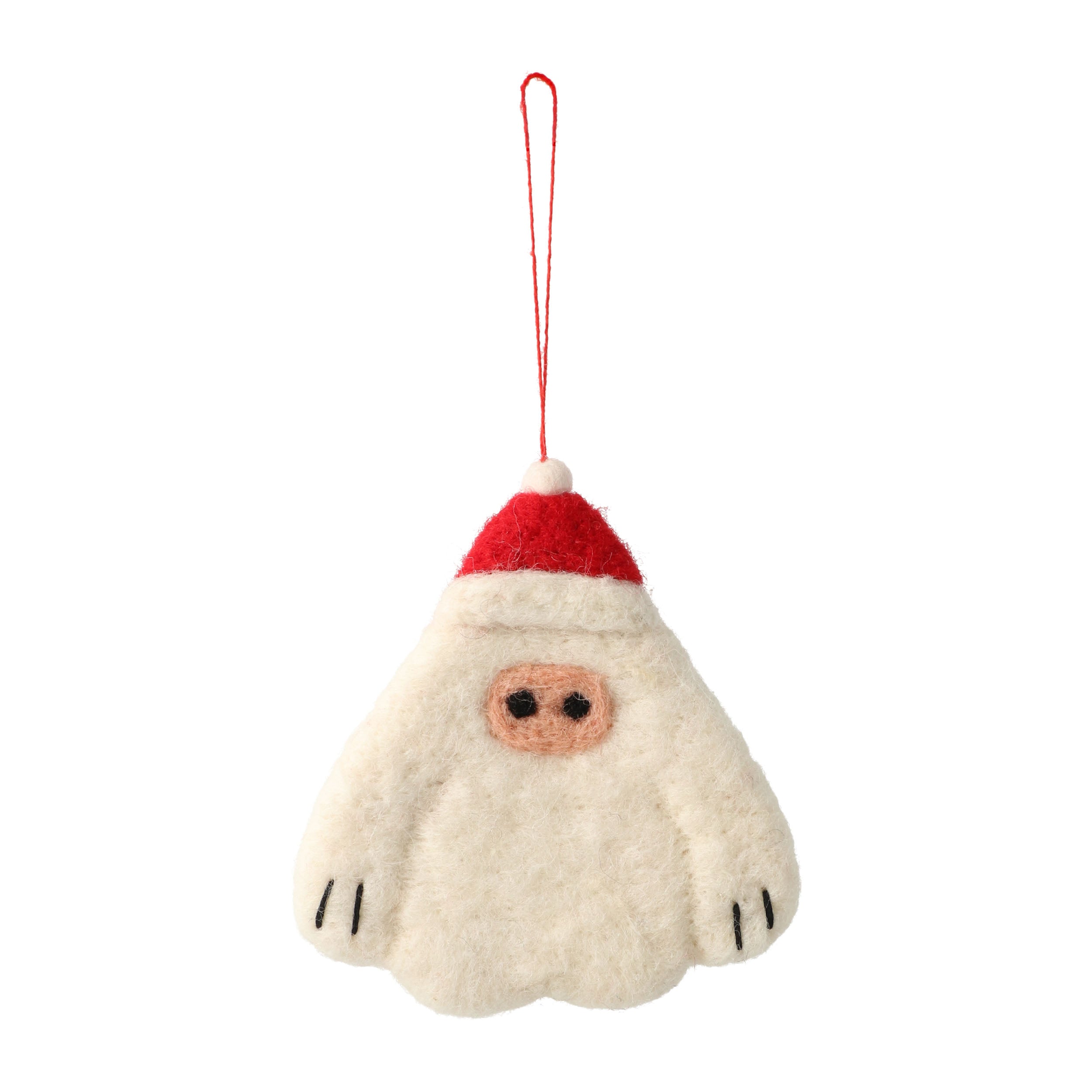 MARK'S Christmas Felt Ornament Motif Yeti
