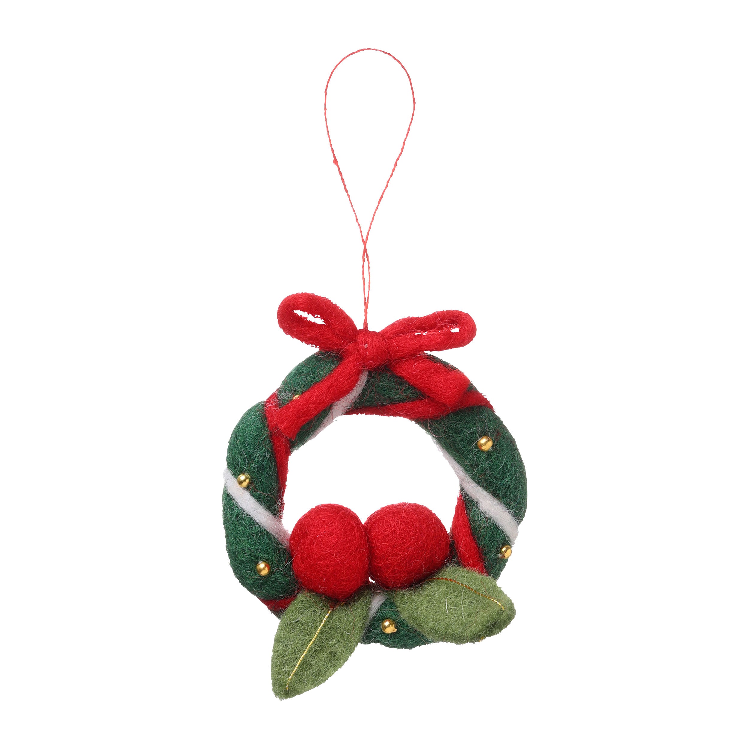 MARK'S Christmas Felt Ornament Motif Wreath