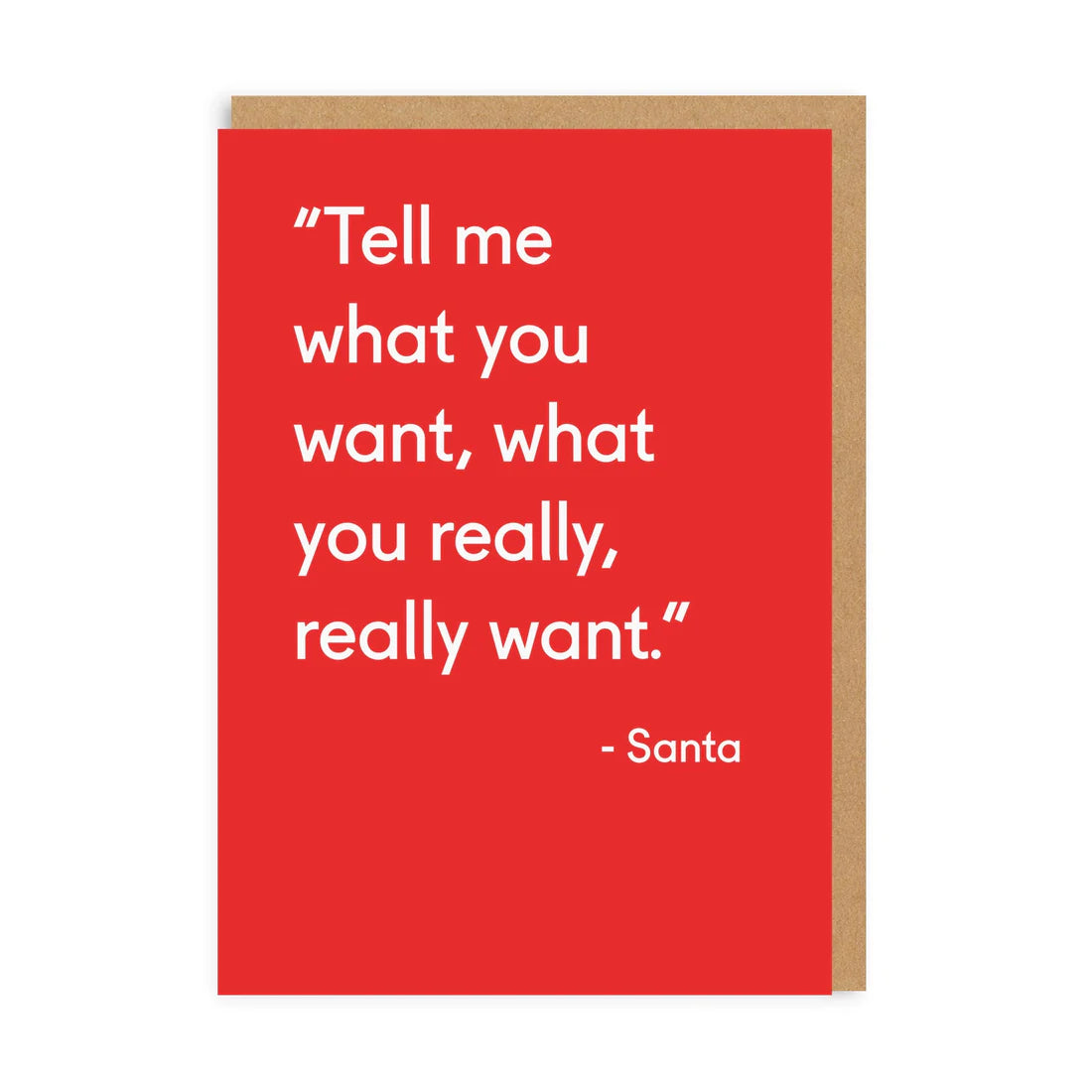 OHH DEER Card Tell Me What You Want