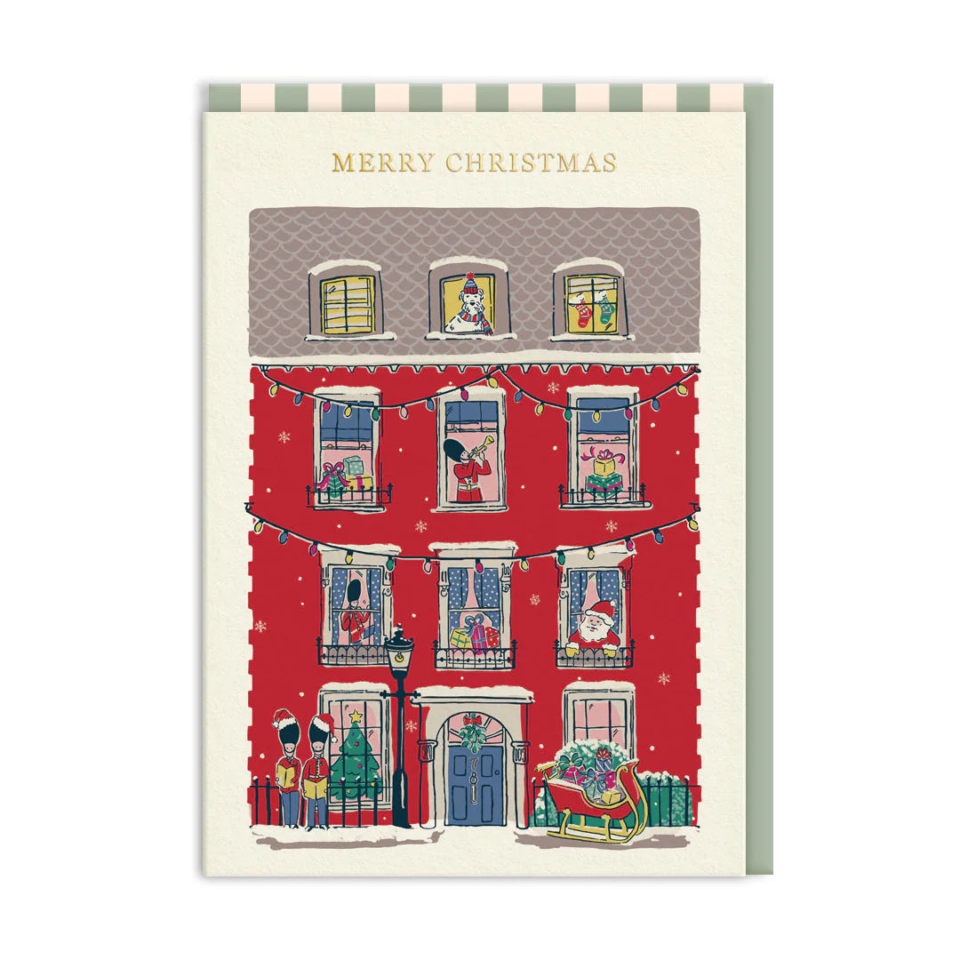OHH DEER Card Christmas Merry Christmas House