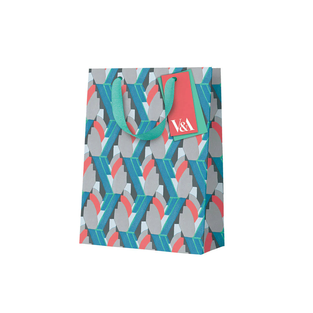 OHH DEER Gift Bag S Playful Geometrics Deco Mint