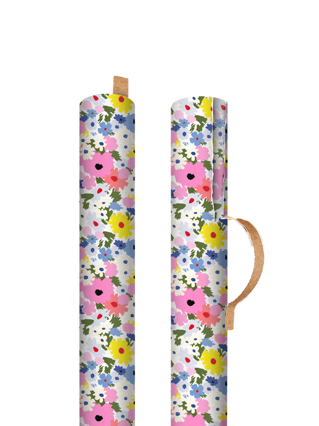 OHH DEER Floral Repeat Roll Wrap