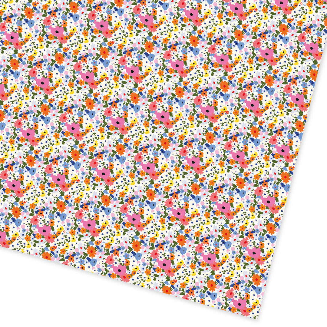 OHH DEER Floral Repeat Roll Wrap