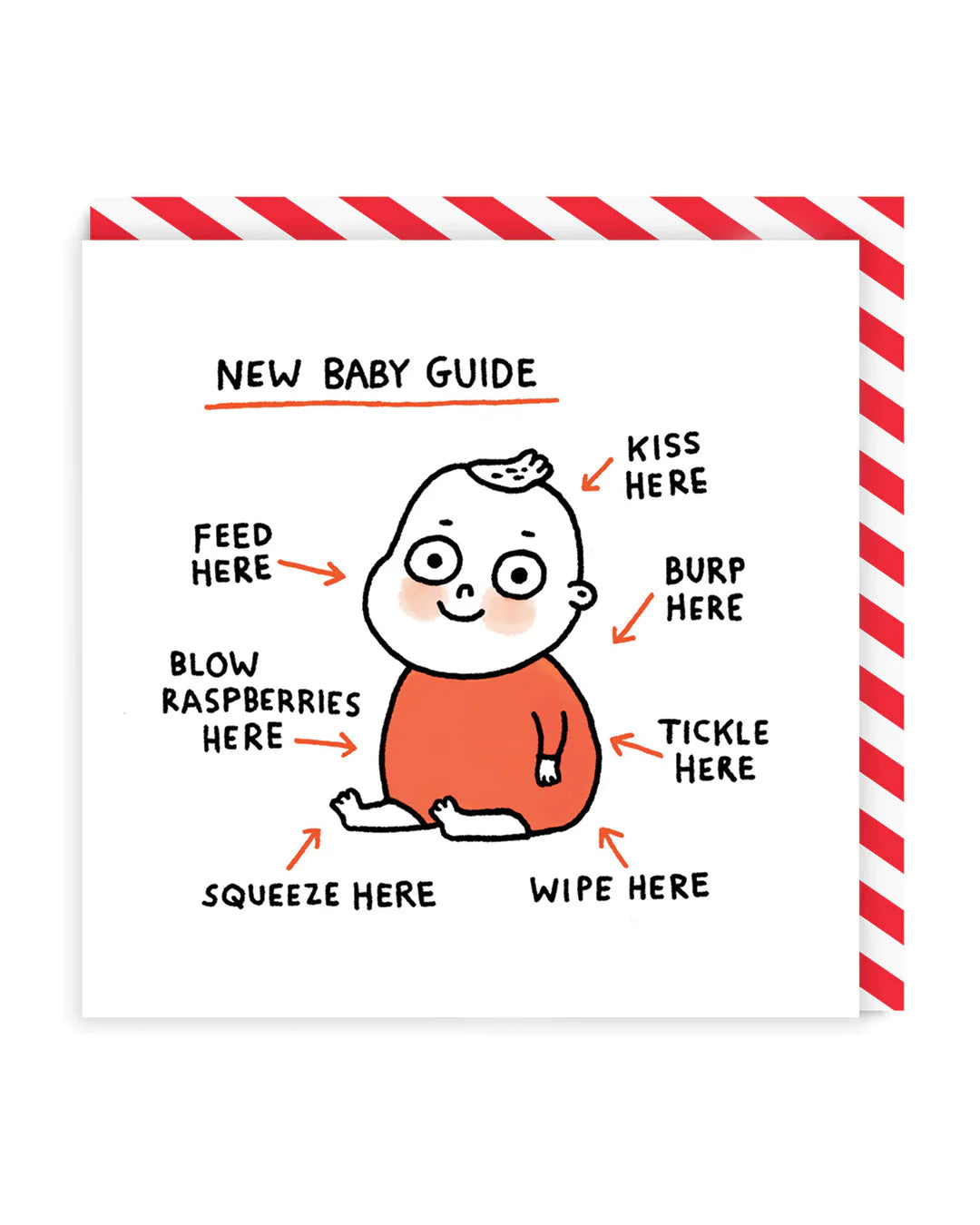 OHH DEER Card New Baby Guide