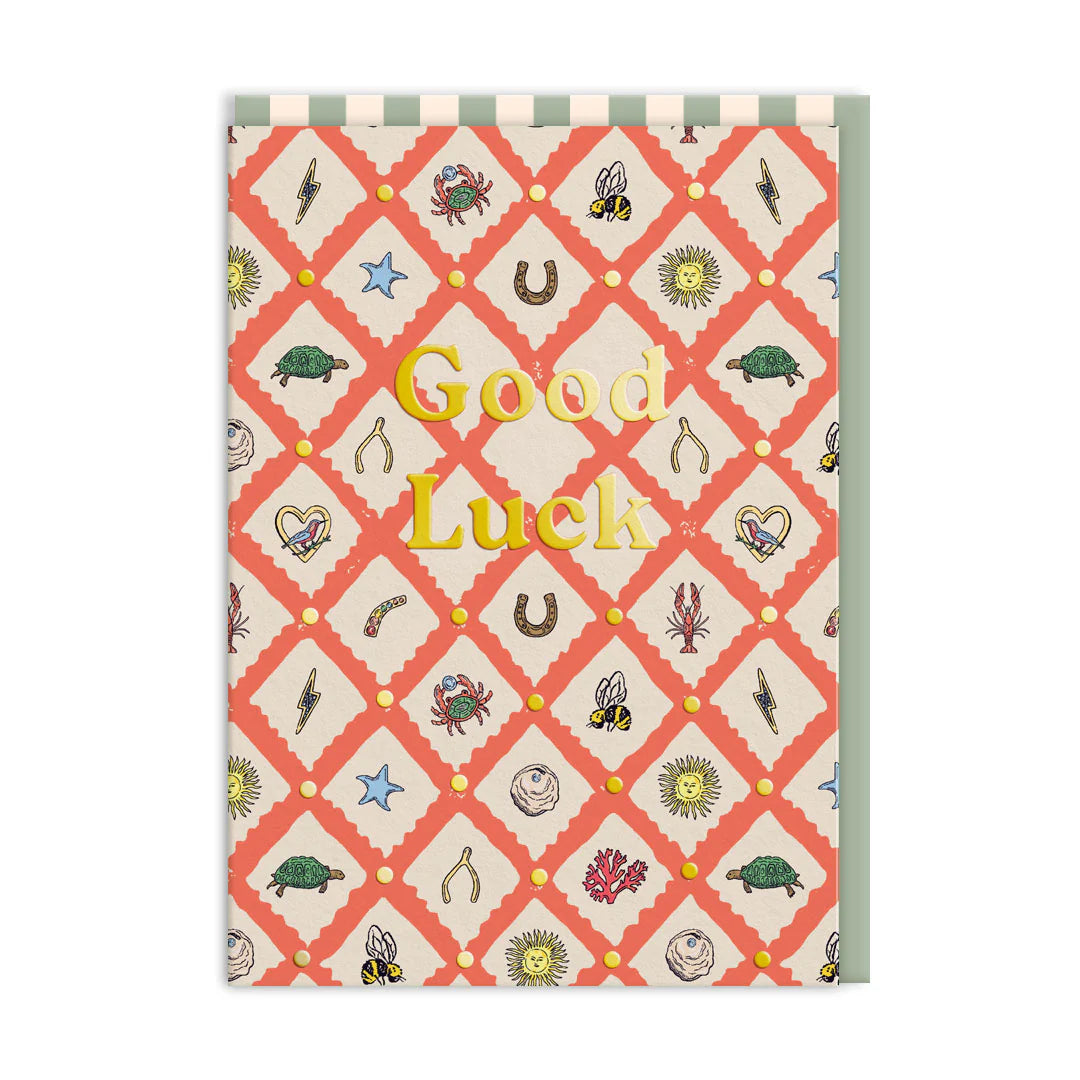 OHH DEER Card Cath Kidston Good Luck Charms
