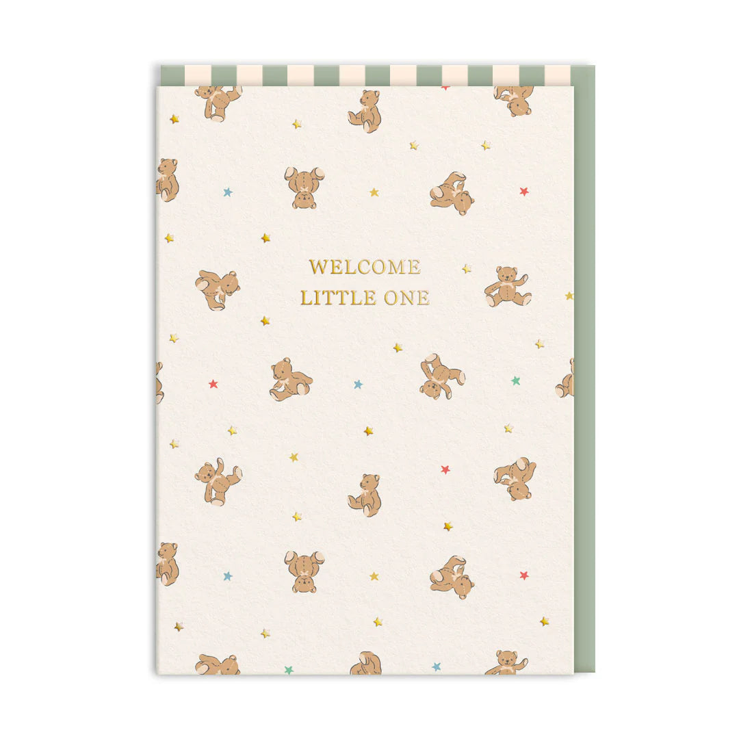 OHH DEER Card Cath Kidston Welcome Little One Bears