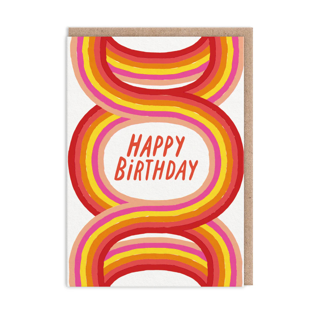 OHH DEER Card Birthday Rainbow Loops Happy Birthday