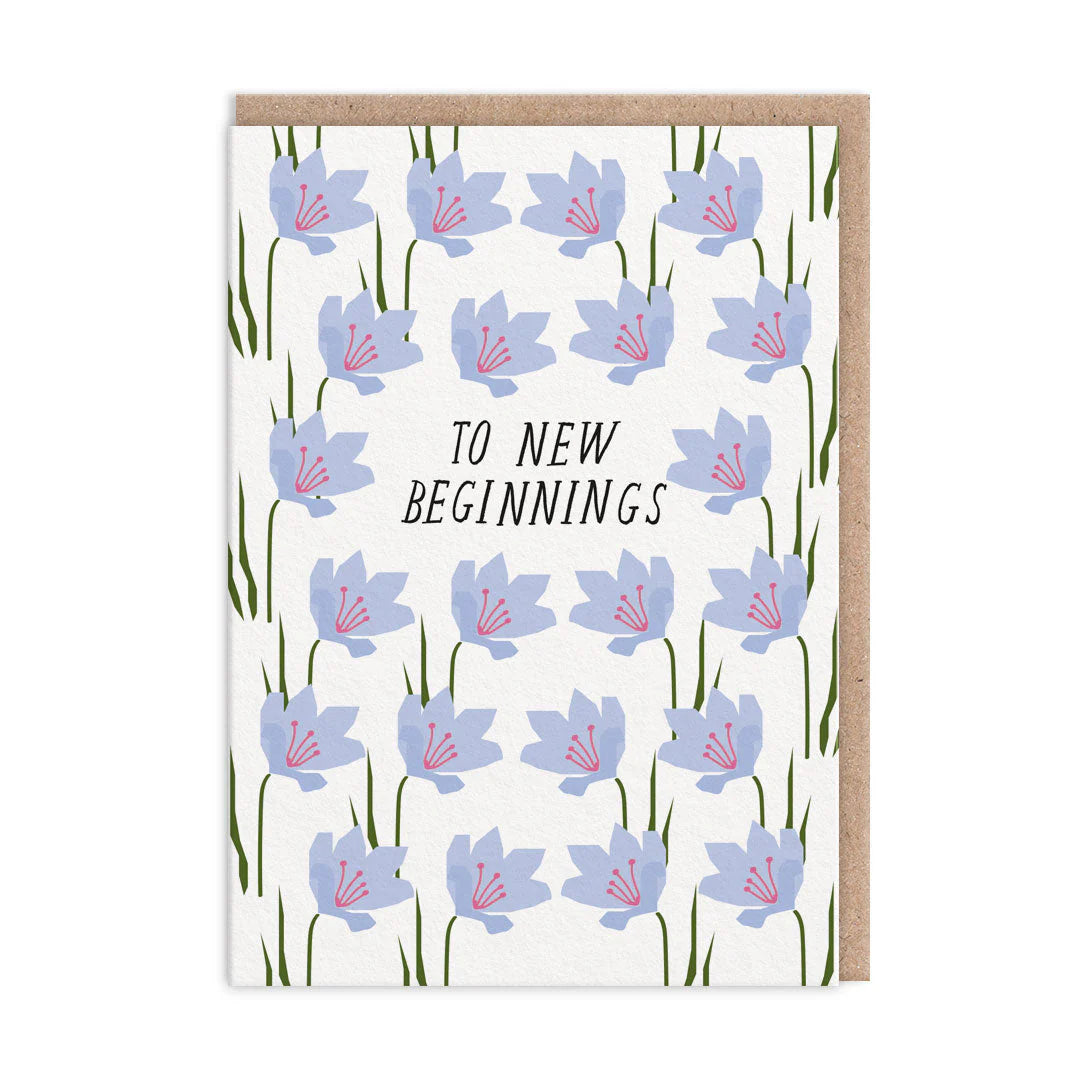OHH DEER Card To New Beginnings