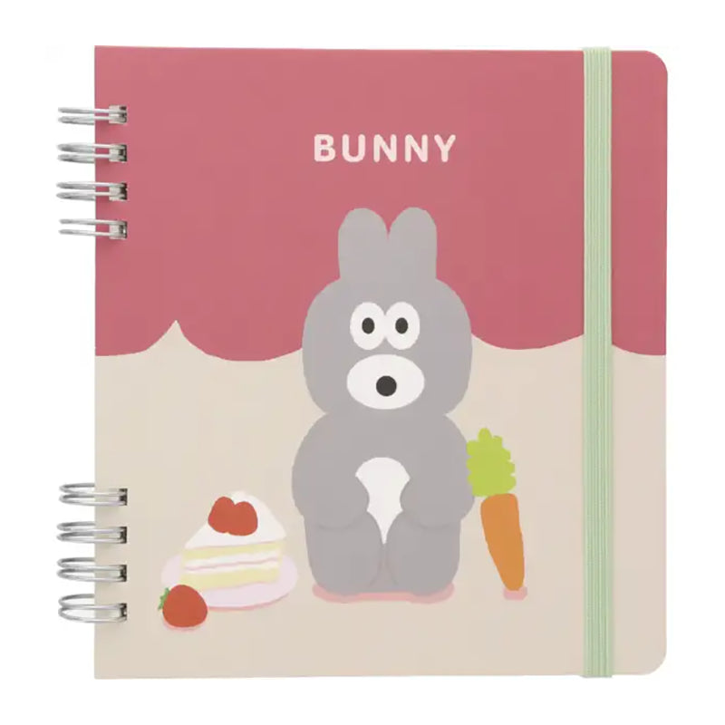 PILOT x Brunch Brother Square-Ring Notebook Limited Editon 70s Bunny