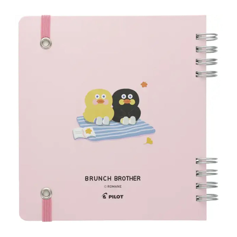 PILOT x Brunch Brother Square-Ring Notebook Limited Editon 70s Duck