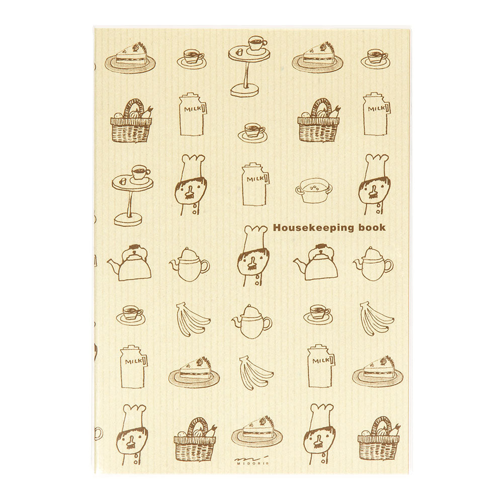 MIDORI Housekeeping Book Monthly & Weekly Cook