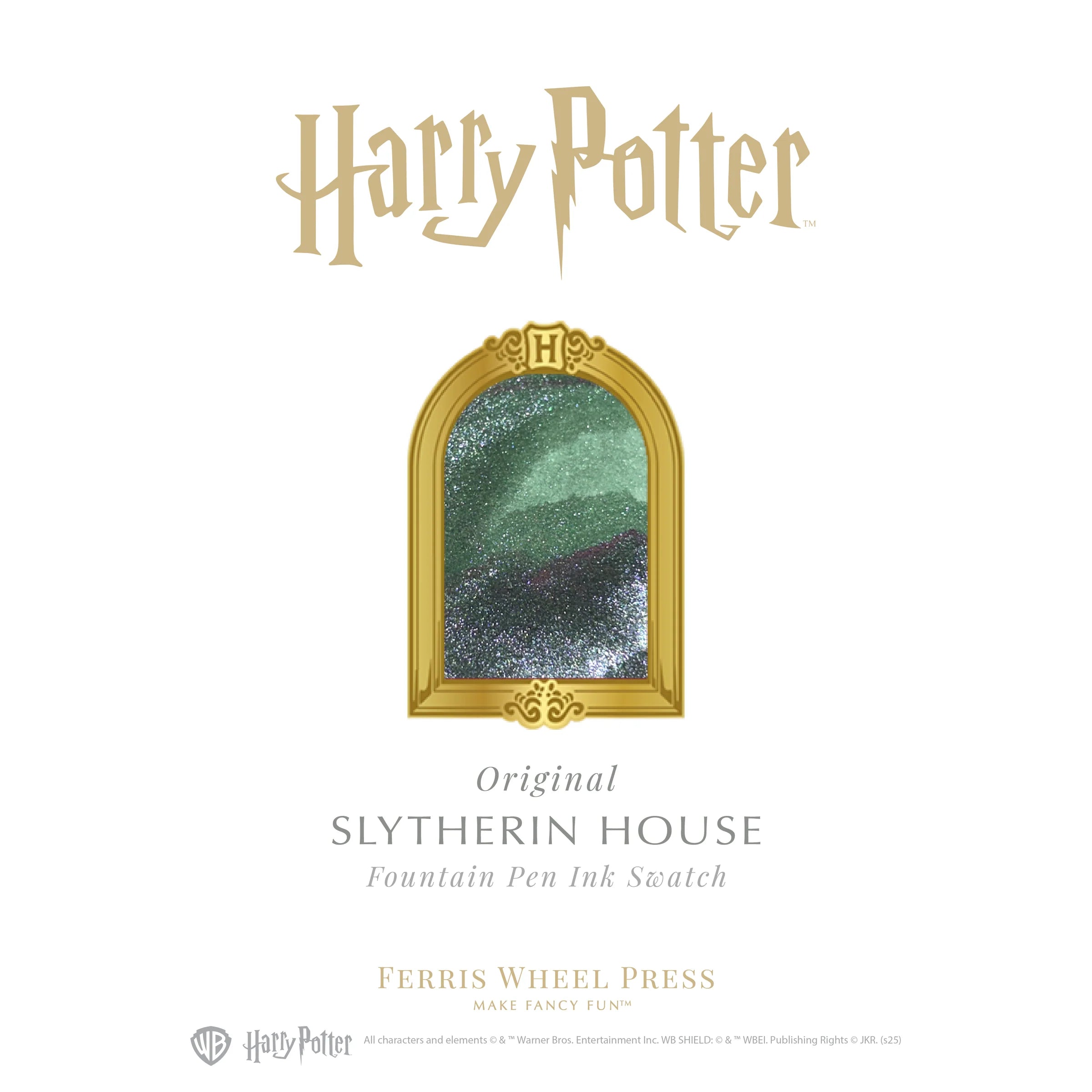 FERRIS WHEEL PRESS x Harry Potter Fountain Pen Ink 38ml Slytherin House