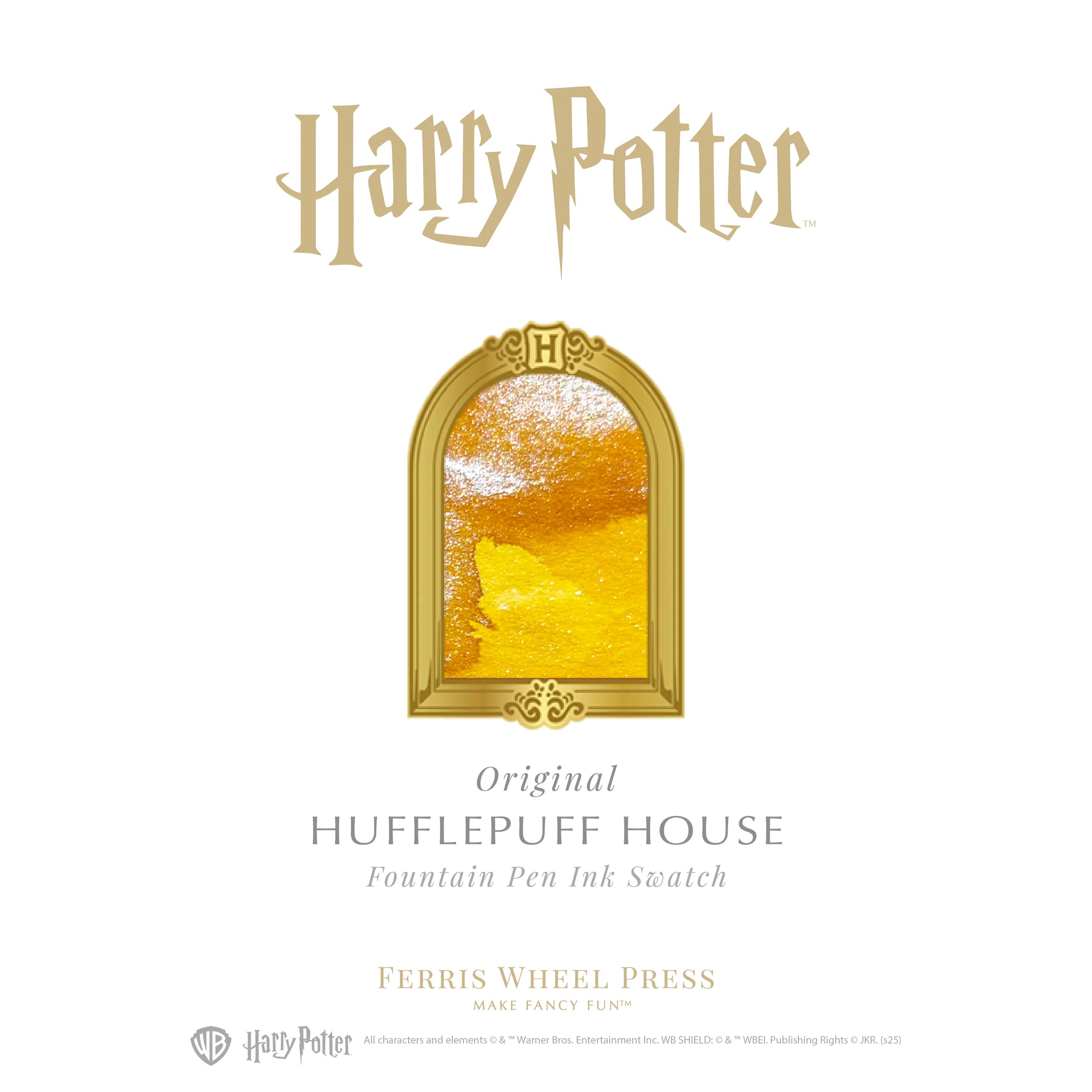 FERRIS WHEEL PRESS x Harry Potter Fountain Pen Ink 38ml Hufflepuff House