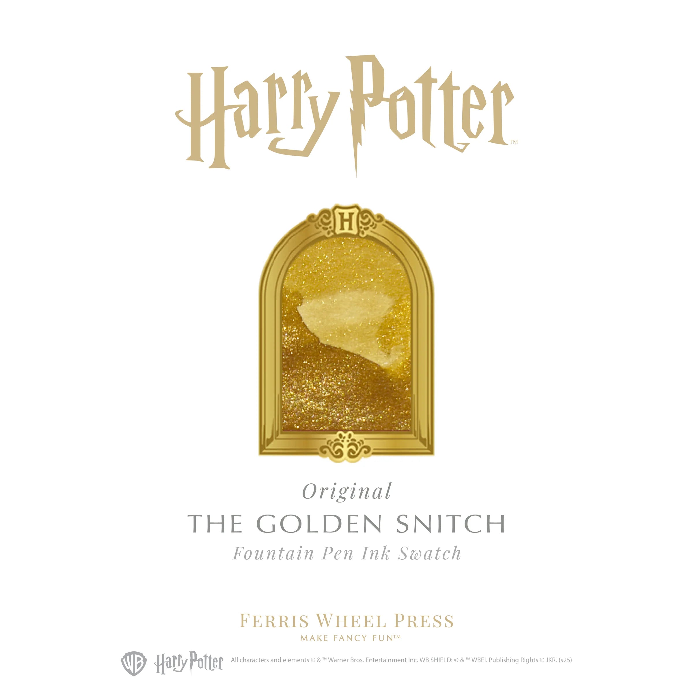 FERRIS WHEEL PRESS x Harry Potter Fountain Pen Ink 38ml The Golden Snitch