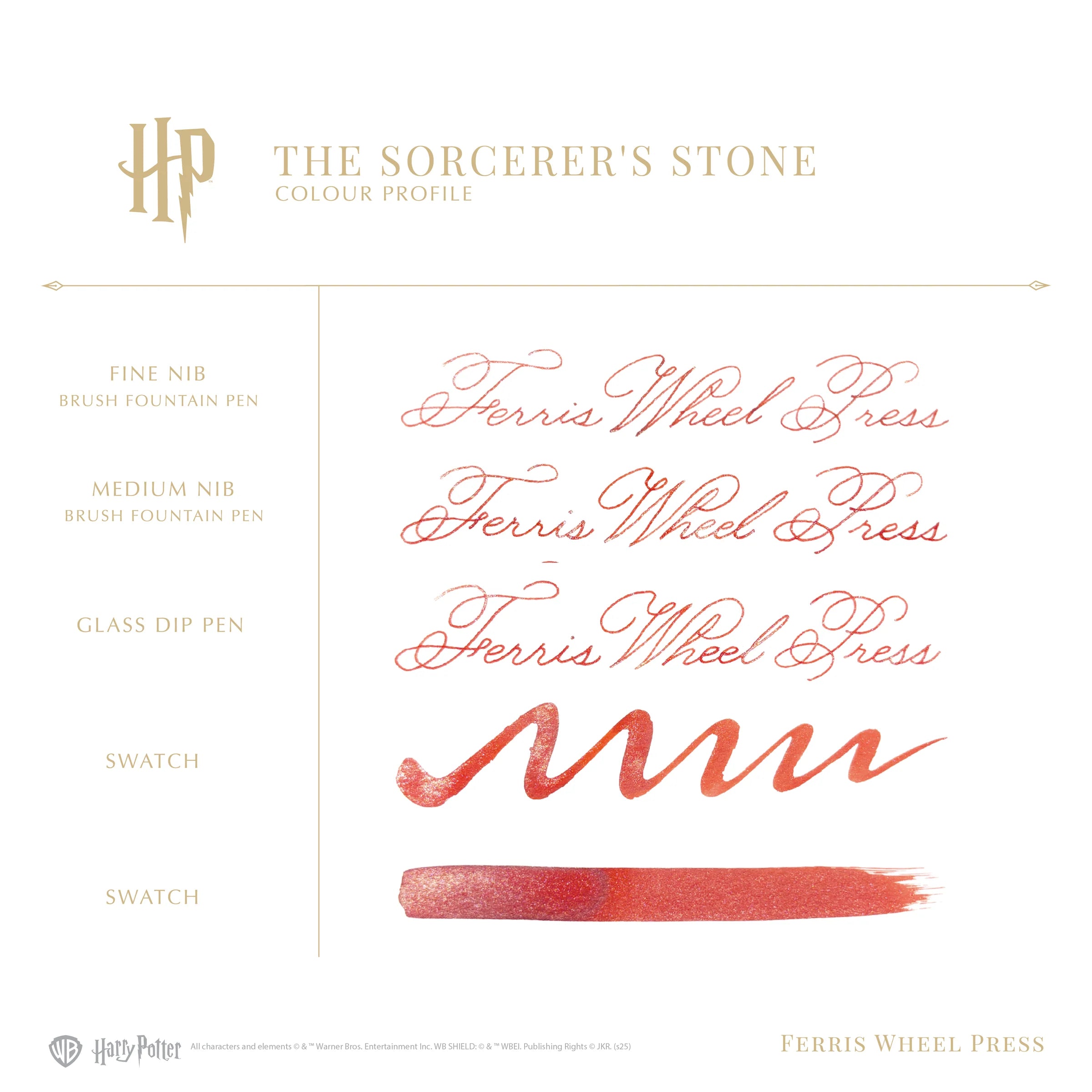 FERRIS WHEEL PRESS x Harry Potter Fountain Pen Ink 38ml The Sorcerer's Stone